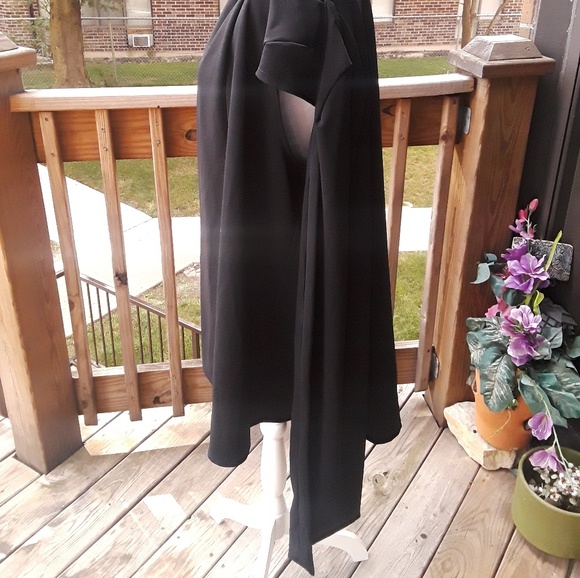 Fashion Nova The Black Great Escape Jacket Cape 3X - Picture 4 of 8